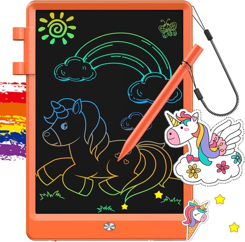 10-Inch LCD Writing Tablet for Kids - Educational Drawing Pad