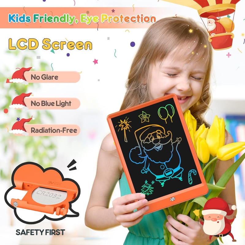 10-Inch LCD Writing Tablet for Kids - Educational Drawing Pad