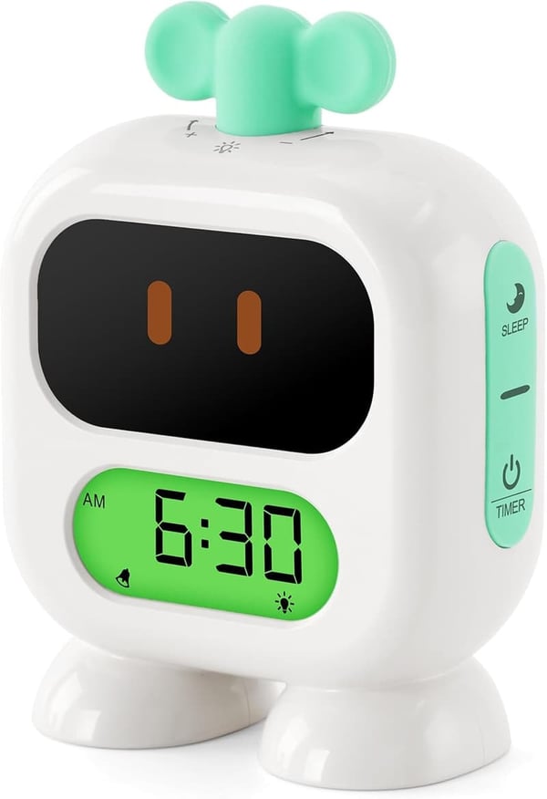 Children's Sleep Training Alarm Clock with Light and Nap Timer
