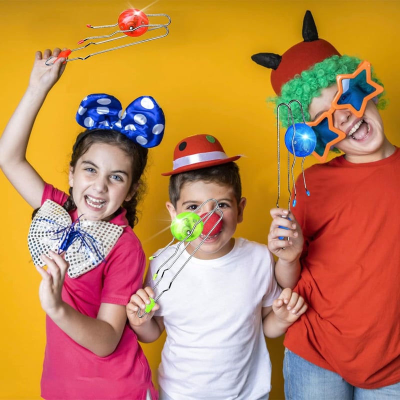 Light-Up Retro Twirler Gyro Wheel - 3Pcs Sensory Fidget Toys for Kids