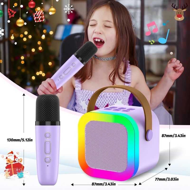 Kids Karaoke Microphone Toy - Birthday or Christmas Gift