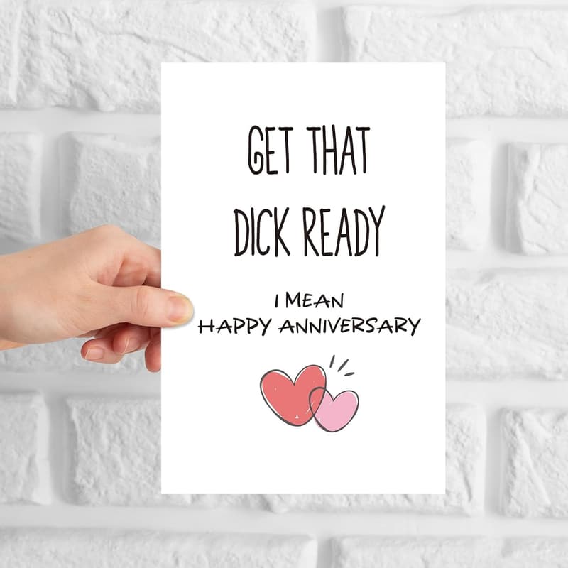 Happy Anniversary Card for Husband - One Year Cardstock