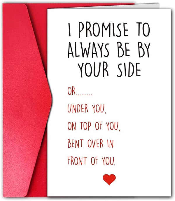 Hilarious Anniversary Card for Boyfriend or Husband