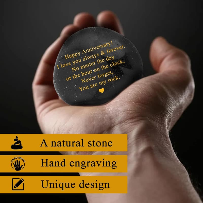 Happy Anniversary Decorative Stone - 