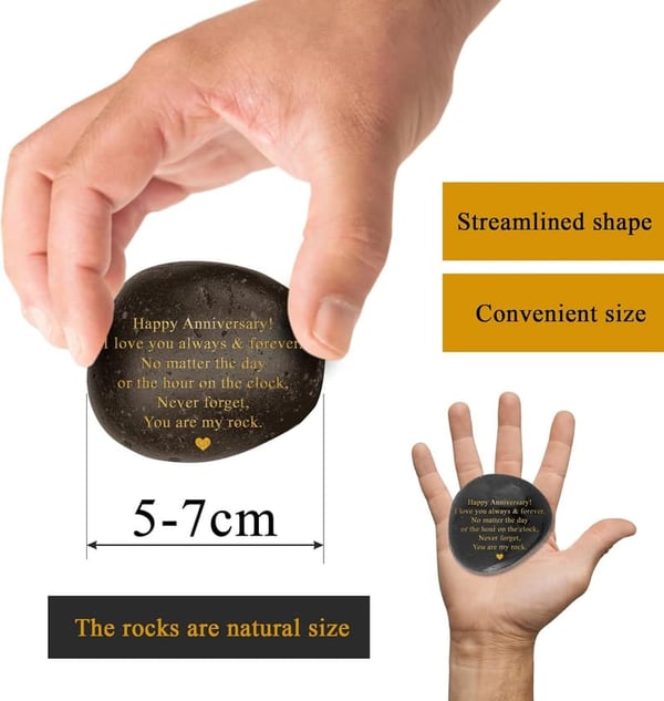 Happy Anniversary Decorative Stone - 