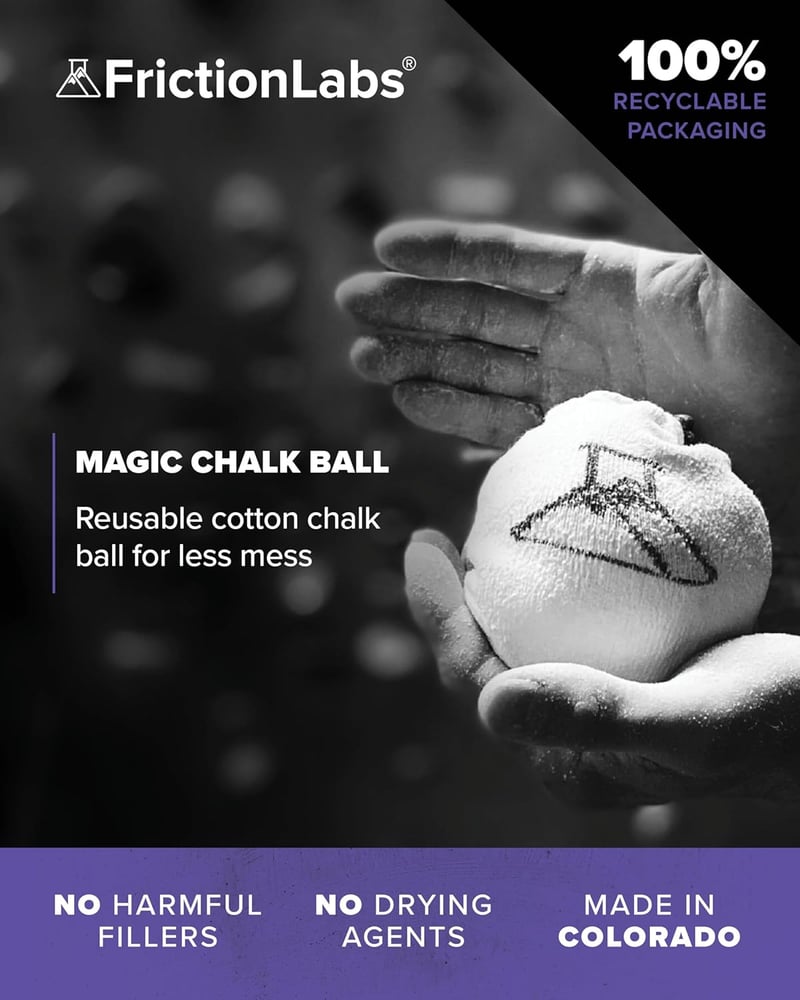 Magic Chalk Ball PRO - Premium Non-Toxic Gym Chalk for Training