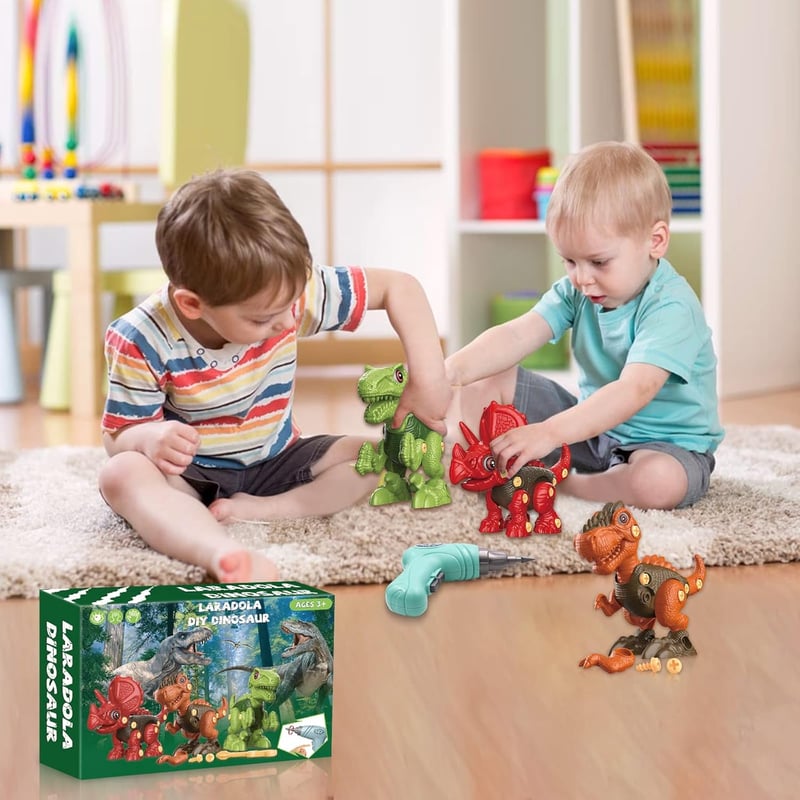 Take Apart Dinosaur Building Toy Set for Boys Age 4-8