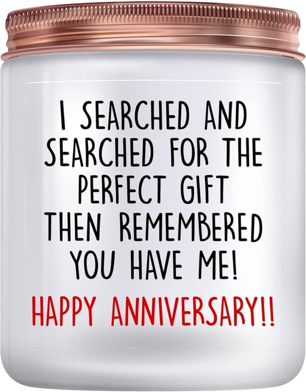 Anniversary Candles Gift Set for Couples
