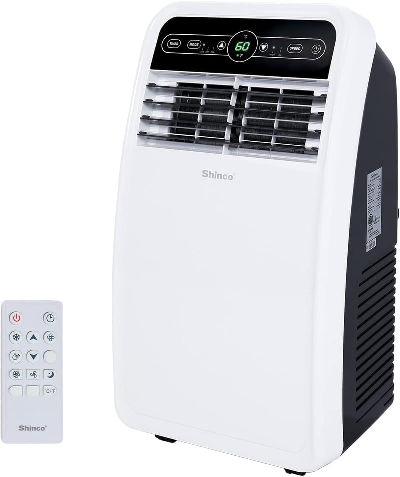 8,000 BTU Portable Air Conditioner with Remote Control
