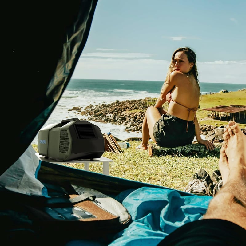 1,500 BTU Portable Air Conditioner for Camping and Small Spaces