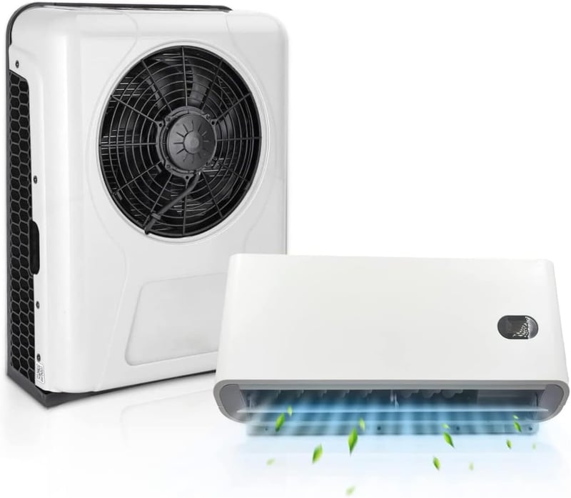 12V Electric Air Conditioner - 10000BTU for RVs & Trailers