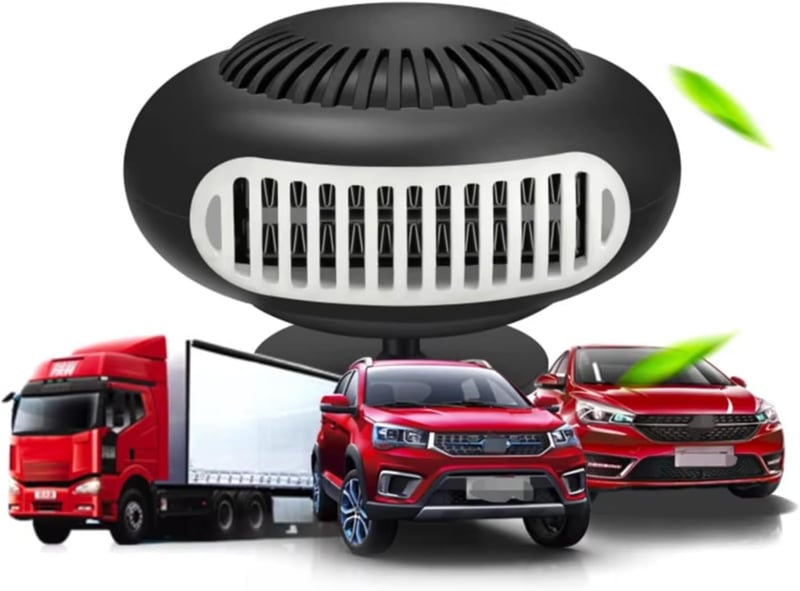 Portable Electric Space Heater with Thermostat - 170W