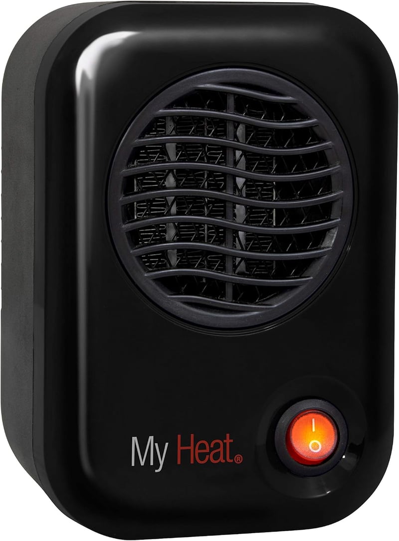 Lasko MyHeat Mini Space Heater - 200W, 6 Inches, Black
