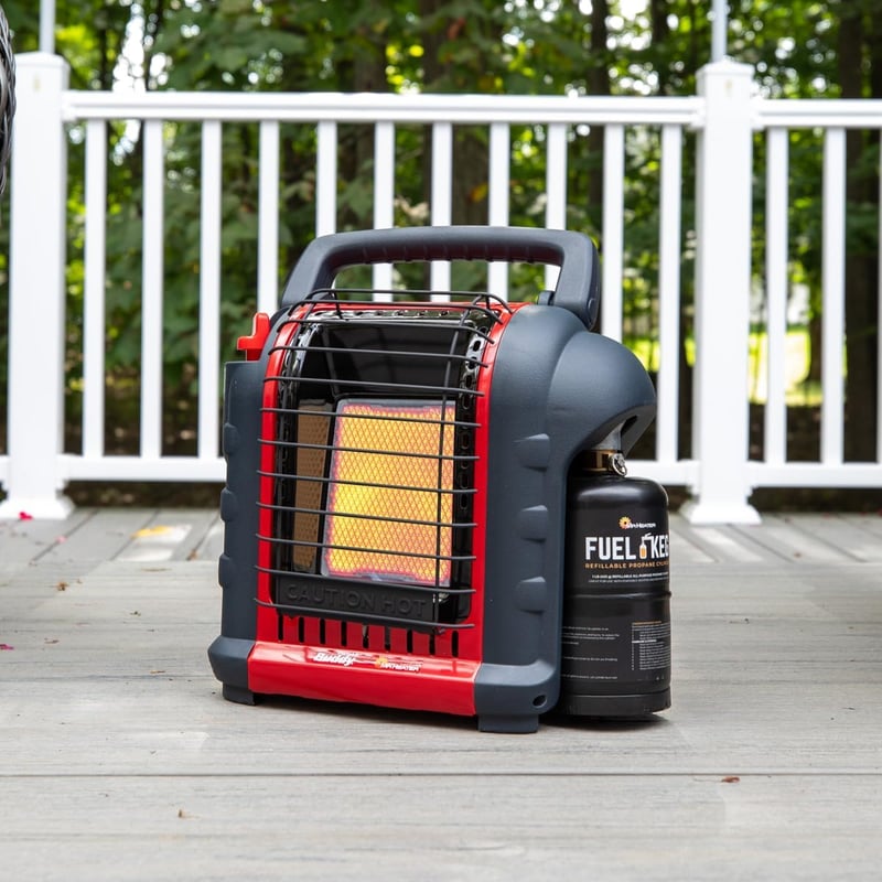 Portable Buddy Propane Heater - 4,000-9,000 BTU - Indoor-Safe