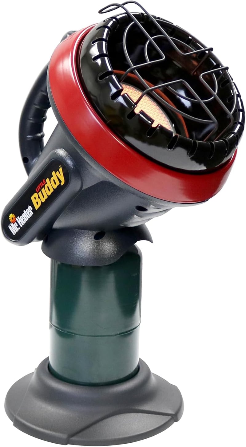 Indoor Safe Propane Heater - Mr. Heater Little Buddy 3800-BTU
