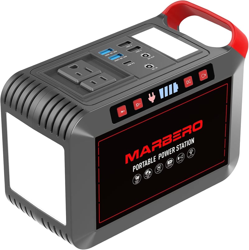 MARBERO 300W Portable Power Station for Camping & Emergency