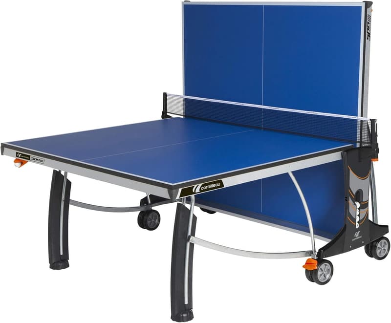 CORNILLEAU 500 Indoor Folding Table Tennis Table - Blue