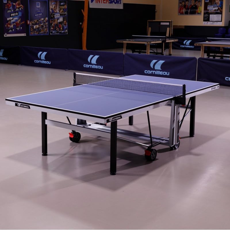 CORNILLEAU 540 ITTF Indoor Folding Table Tennis Table - Blue