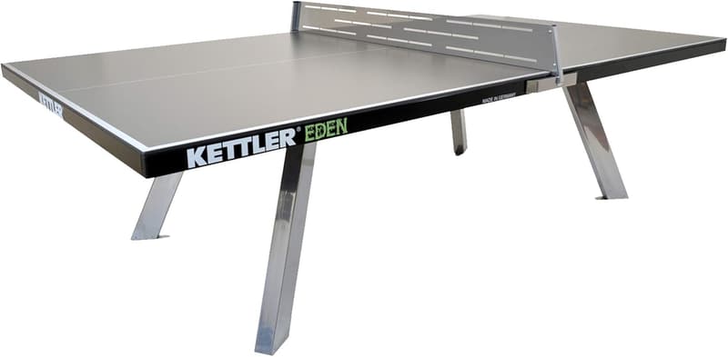 KETTLER Eden Weatherproof Outdoor Table Tennis Table with Steel Legs