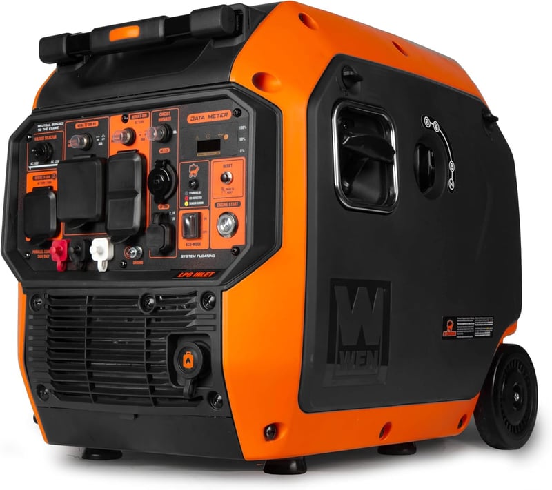 Portable Inverter Generator - 6800W Dual Fuel for RV & EV Backup