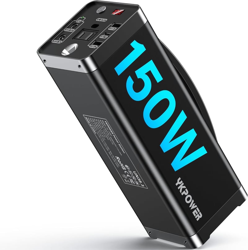 150W Portable Power Station with Fast Charging for Camping