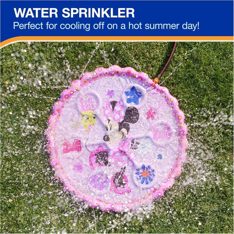 Minnie Mouse Splash Mat for Kids - Outdoor Water Play Pad