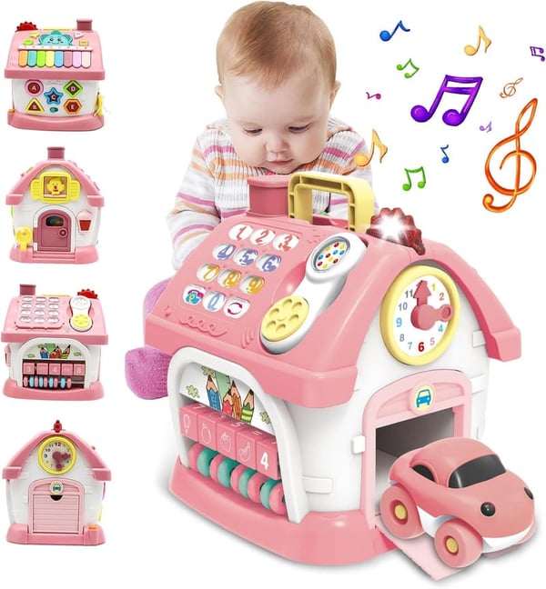 Musical Learning House Toy for 1+ Year Old Girls