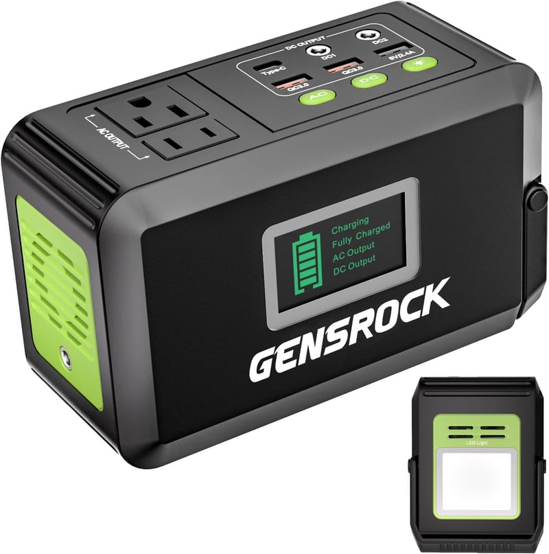 24,000mAh Portable Power Bank with 150W AC Outlet for Camping