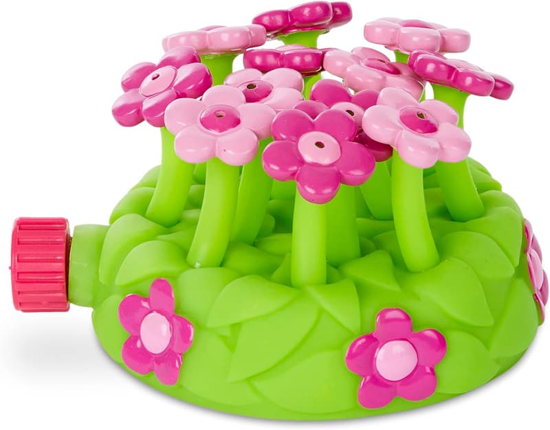 Sunny Patch Flower Sprinkler Toy with Hose Attachment