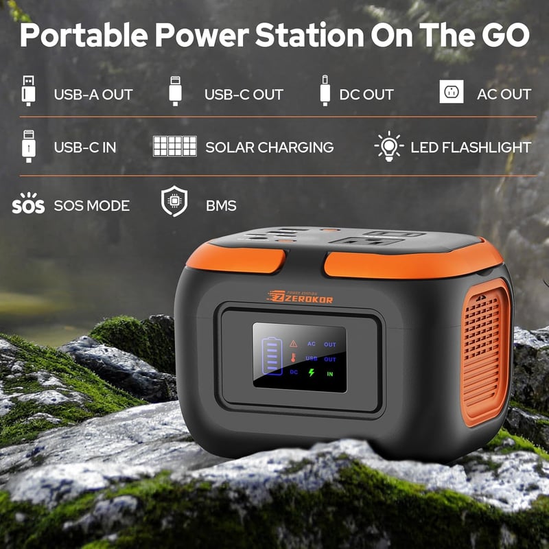Portable Power Station 120W for Camping and Home Use