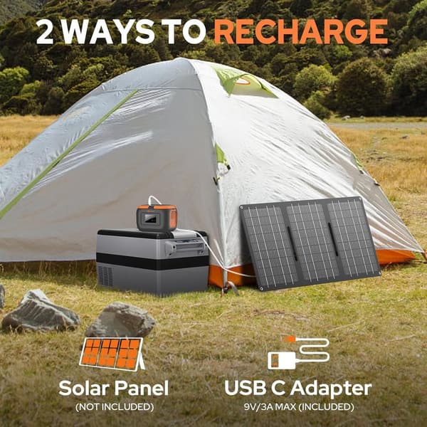 Portable Power Station 120W for Camping and Home Use