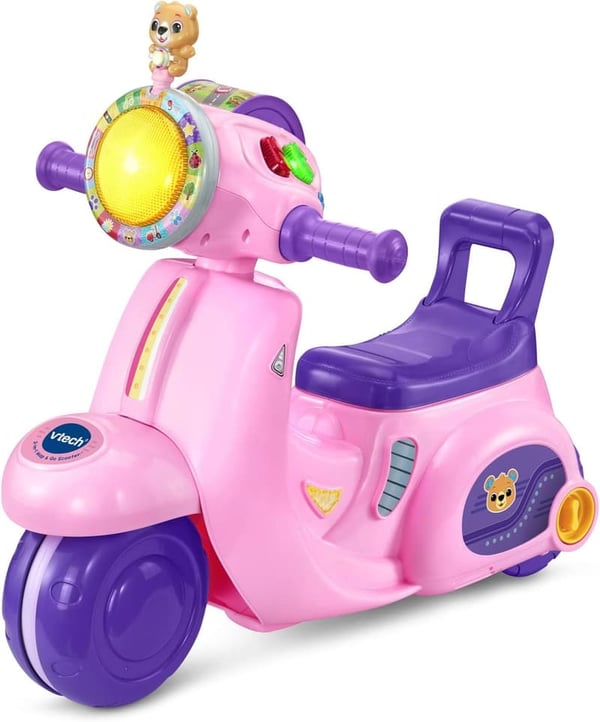 VTech Pink 2-in-1 Map and Go Scooter for Toddlers