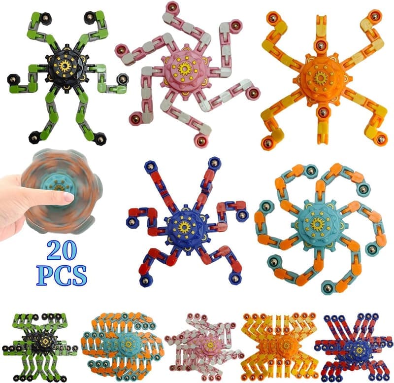 Easter Basket Fidget Spinner Party Favors - 20-Pcs Stress Relief Toys