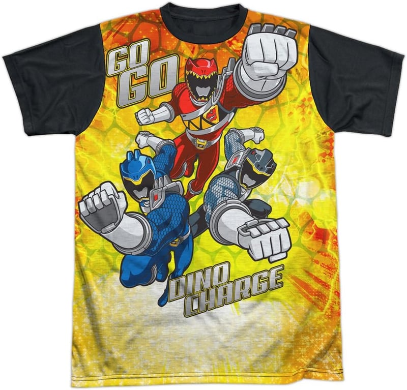 Power Rangers Dino Charge Unisex Adult Halloween T-Shirt