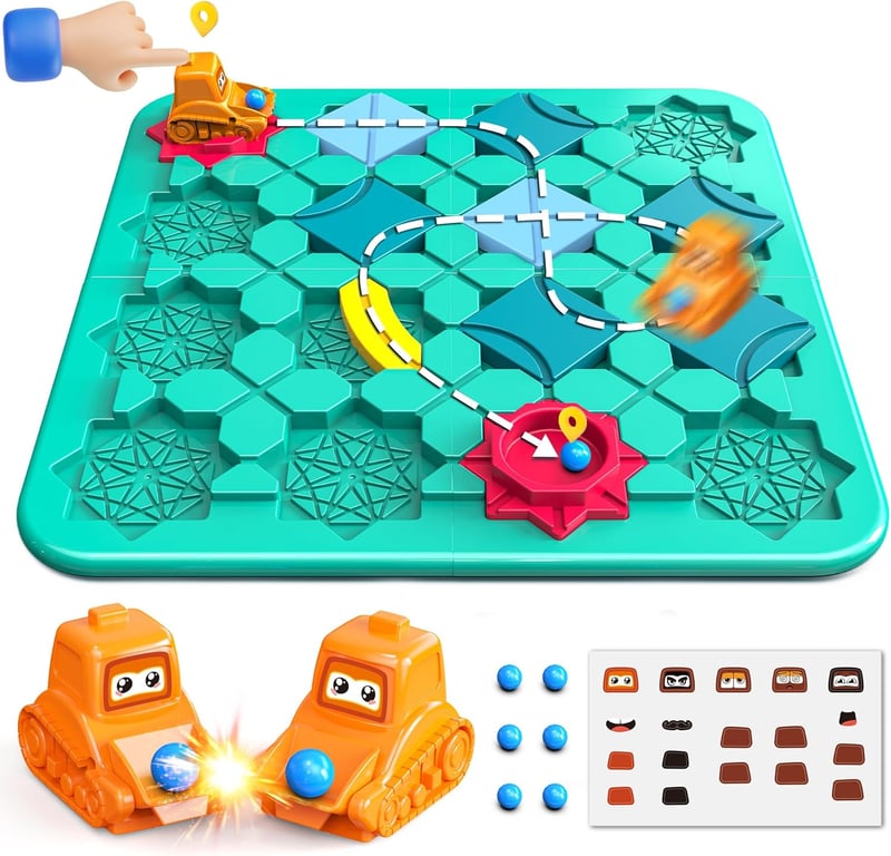 Montessori STEM Puzzle Builder for Kids 4-8 Years Old