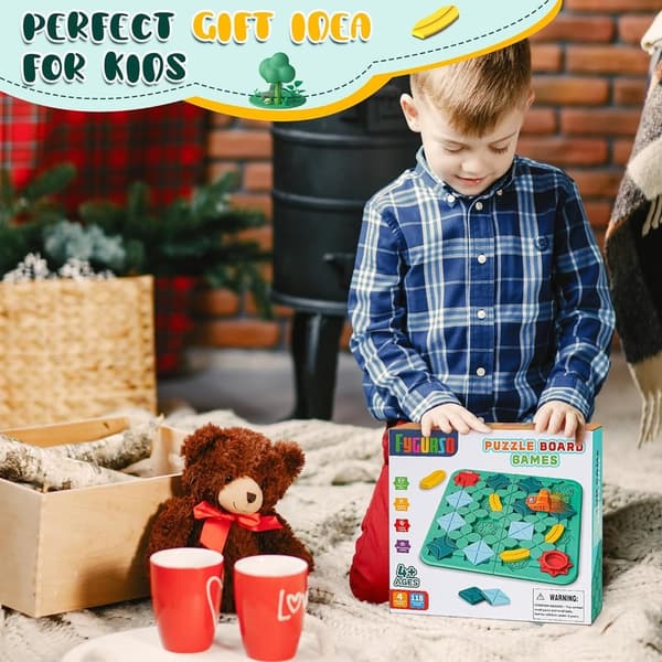 Montessori STEM Puzzle Builder for Kids 4-8 Years Old