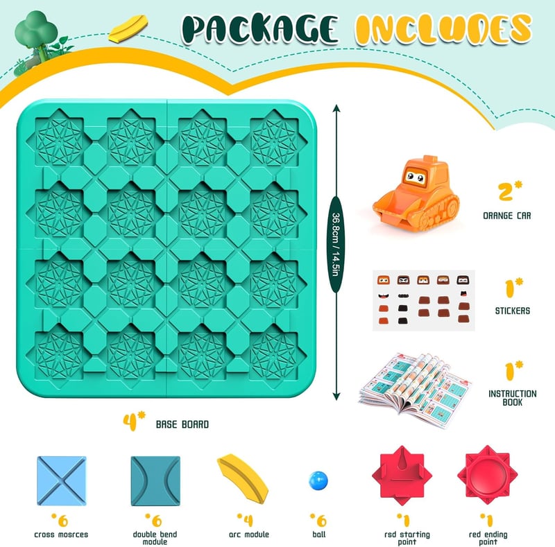 Montessori STEM Puzzle Builder for Kids 4-8 Years Old