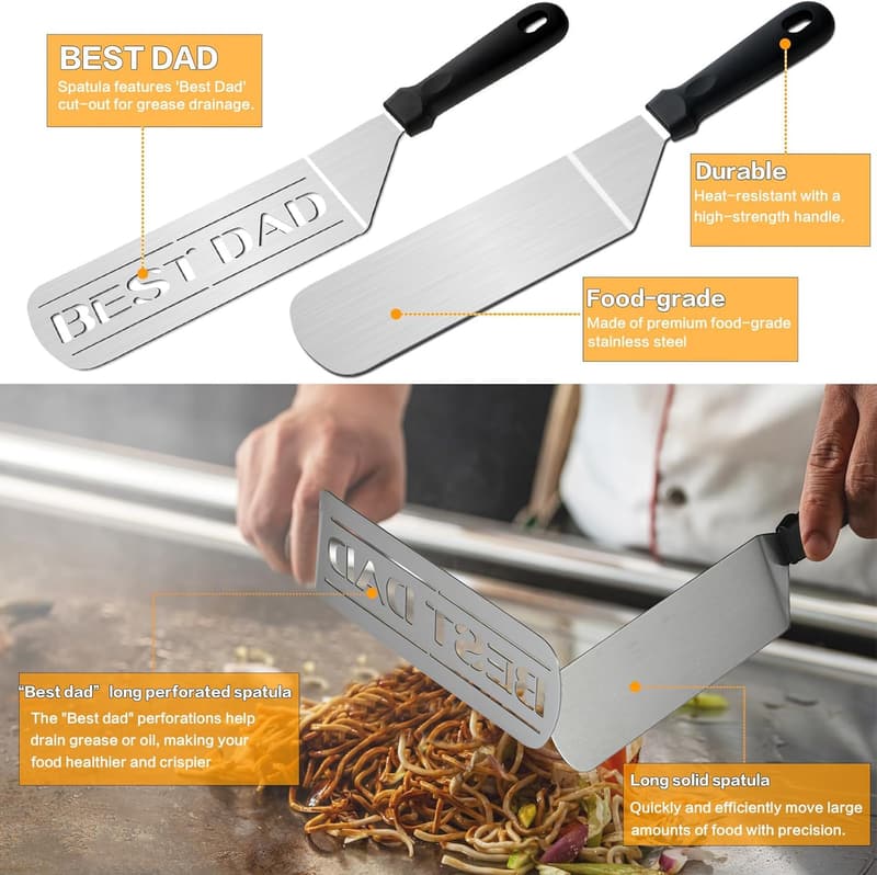 Father's Day BBQ Gift Set for Dads - Outdoor Grill Essentials
