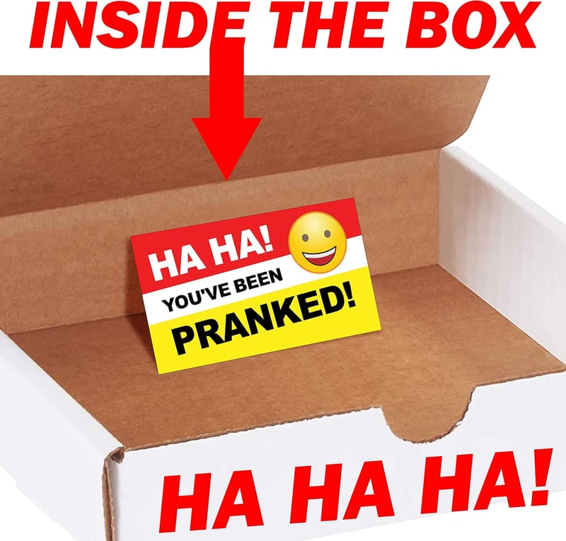 Funny Doggie Prank Gift Box - Embarrassing Joke Tightener