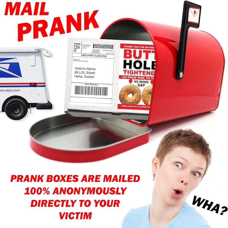 Funny Doggie Prank Gift Box - Embarrassing Joke Tightener