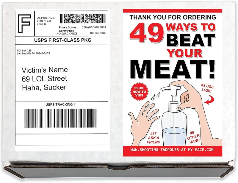 Anonymous Prank Package - 49 Hilarious Gag Ideas