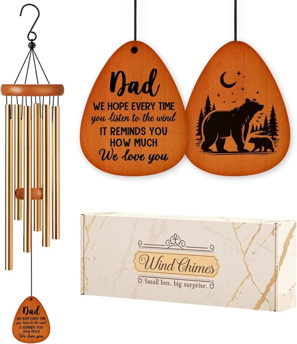 Father's Day Wind Chimes - Perfect Gift for Dad