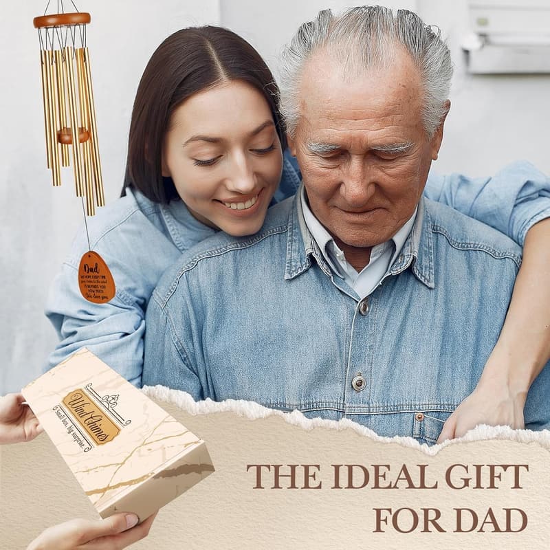 Father's Day Wind Chimes - Perfect Gift for Dad