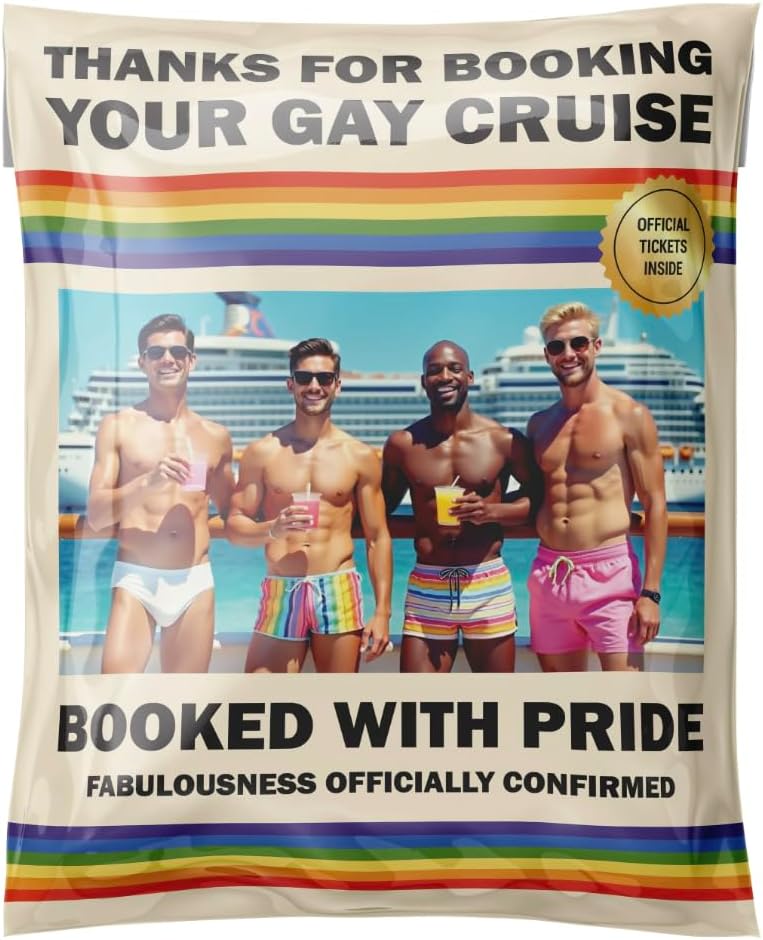 Gay Cruise Prank Mailer – Jumbo Double-Sided Gag Gift
