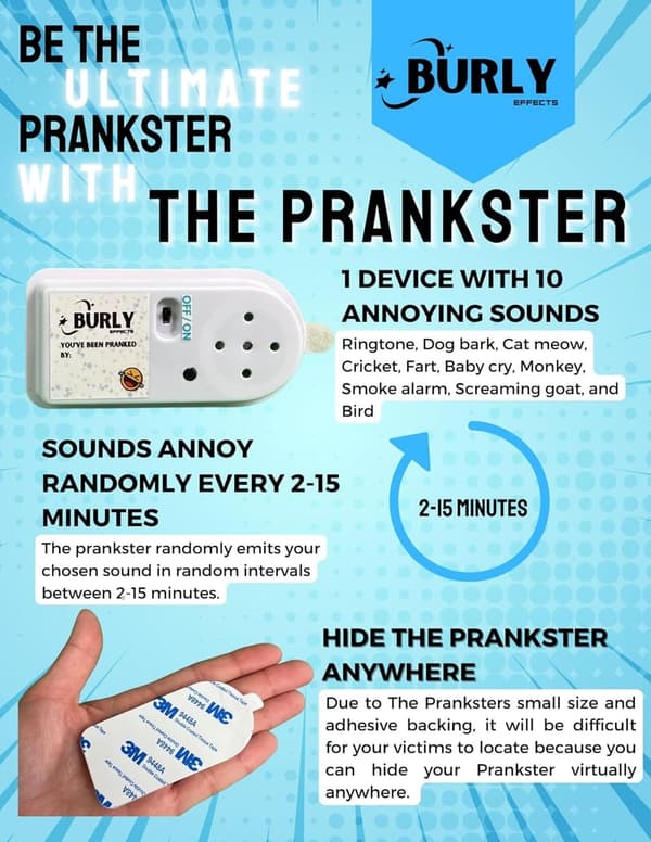 Gag Prank Noise Maker - 10 Fun Sound Effects