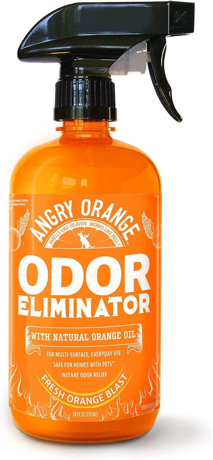 Pet Odor Eliminator Spray with Natural Orange Oil - 24 oz