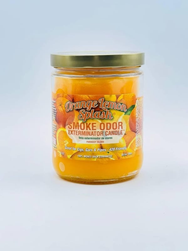 Smoke Odor Exterminator Candle - Orange Lemon Splash