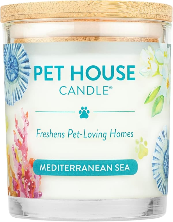 Pet Safe Soy Candle - 9 OZ Mediterranean Sea Scent