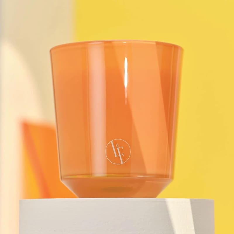 French-Made Tangerine Scented Candle - 200g, 40-Hour Burn Time