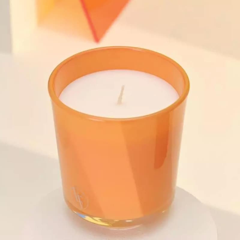 French-Made Tangerine Scented Candle - 200g, 40-Hour Burn Time